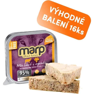 Marp Holistic Adult Dog Mix Lamb a Vegetable 16 x 100 g