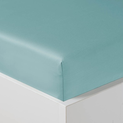 Veba Prostěradlo s gumou Geon Mossy white jemné mentolové 60x120