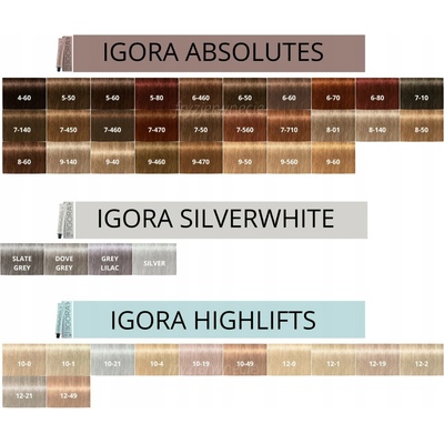 Schwarzkopf Igora Royal Highlifts 12-2 speciální blond popelavá 60 ml