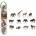 Tactic Box with wild mini animals A1105 COLLECTA