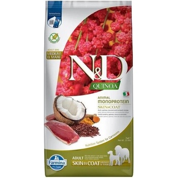 N&D Quinoa Dog GF Adult Medium & Maxi Skin & Coat Duck & Coconout 7 kg
