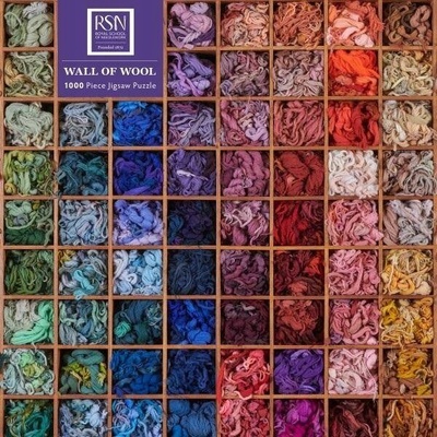 Adult Jigsaw Royal School of Needlework Wall of Wool 1000 dílků