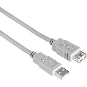 Hama Удължителен кабел hama, usb-a женско - usb-a мъжко, 3 м, Стандарт (00200906)