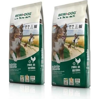 BewiDog Basic Rich in Poultry 2 x 12,5 kg