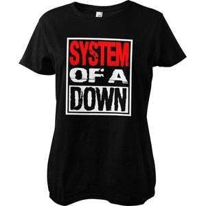System of a Down Logo Black S Дамски Риза (WMX-5-SOAD006-H92-3-BK-S)