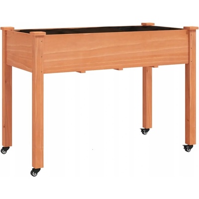 VidaXL vícebarevný dřevěný Květináč 118 x 59 x 80 cm
