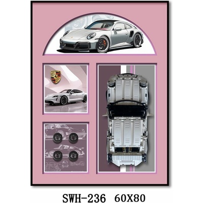 Obraz s modelom LEGO Porsche 911