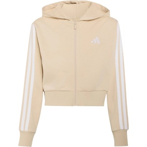 Adidas Детски суичър adidas Kid's Essentials Full Zip Hoodie Zip-up hoodie - Crystal Linen / White - размер 128 (EU) (704-6496-0211)