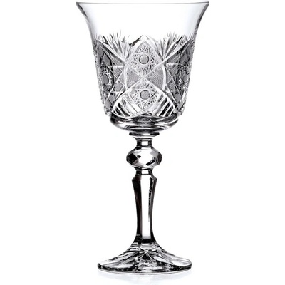 Bohemia Crystal Ručně broušené sklenice na víno Bratislava 6 x 220 ml