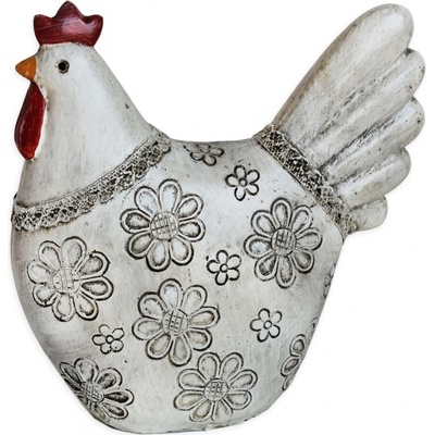 Slepice polyresin 13cm natural – Sleviste.cz