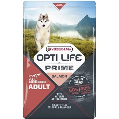 Versele-Laga Opti Life Prime Adult Salmon 12,5 kg bez obilovin pro dospělé psy s lososem