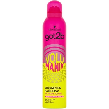 got2b Volumania lak na vlasy pro objem Dramatic Hold 4 (Bodifying Hairspray) 300 ml