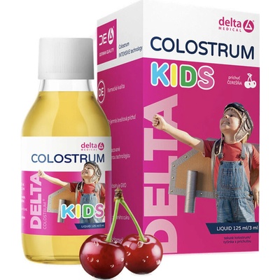 Delta COLOSTRUM Kids sirup třešeň 125 ml