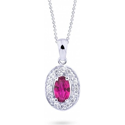 Cutie Jewellery přívěsek z bílého zlata se zirkony Z8056 40 40 X 2