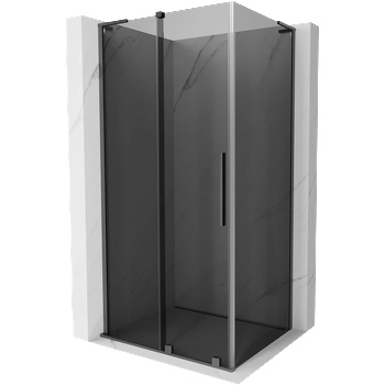 Mexen Velar L плъзгаща се душ кабина 120 х 110 см, графит, gun metal - 871-120-110-43-95 (871-120-110-43-95)
