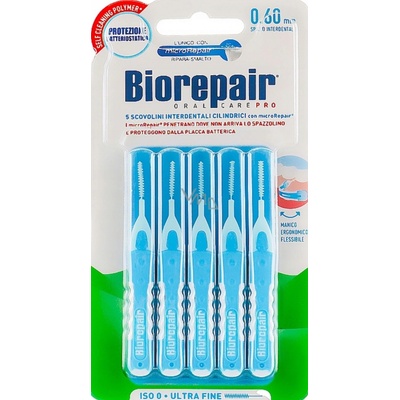 Biorepair Antibacterial Interdental Brush Super Fine 0,60 mm antibakteriálne 5 ks