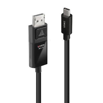 LNY-43341 : : USB Type C към DisplayPort 8K60 адаптерен кабел, M-M, черен, 1.0 м (LNY-43341)
