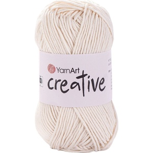 YARNART Creative 222 Light Beige Плетива прежда (Creative 222)