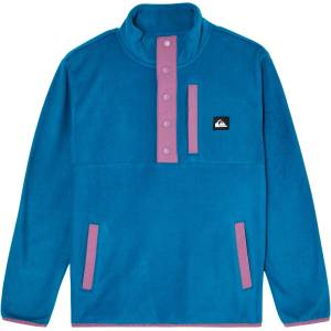 Quiksilver Детски поларен пуловер Quiksilver Kid's No Destination Half Snap Fleece jumper - Blue Coral - размер XL (704-4972-0415)