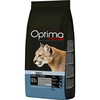 Visán Optima Nova Cat Adult Rabbit & Potato 8 kg