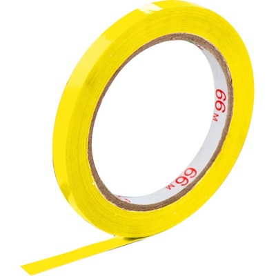 16 ks - Farebná lepiaca páska PVC 9x66 žltá