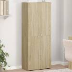 vidaXL Шкаф за документи, сонома дъб, 60x32x153 см, инженерно дърво (3276646)