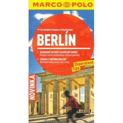 Berlín Průvodce se skládací mapou