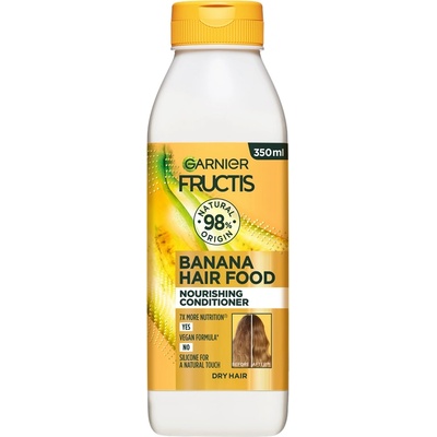 Garnier Fructis Hair Food Балсам за коса с банан, 350 ml