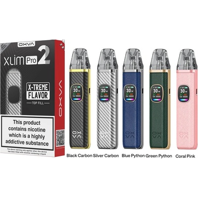 Oxva Xlim Pro V2 1300 mAh Nerezová 1 ks