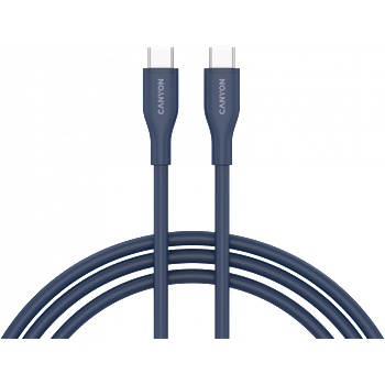 CANYON cable CC60SC10 C-C 60W 1m Silicon Dark blue (AS-CNS-CC60SC10DB)
