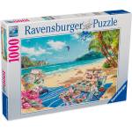 Ravensburger Пъзел Ravensburger от 1000 части - На плажа (12000425)