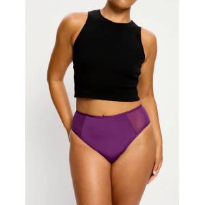 Modibodi Менструални бикини Modibodi Allure Hi Waist Brief moderate Mystic Purple Modibodi | Lilav | ЖЕНИ | XS