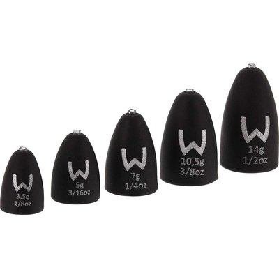 Westin Zátěže Add-It Tungsten Bullet Matte Black 7g 3ks