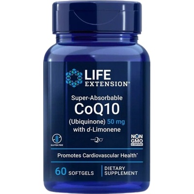 Life Extension Super-Absorbable CoQ10 with d-Limonene 100 mg [60 Гел капсули]