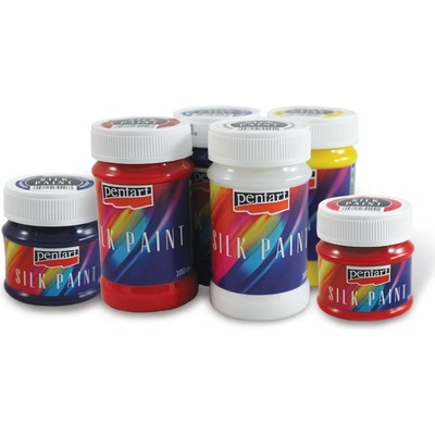 Barva na hedvábí 50 ml black – Zboží Mobilmania