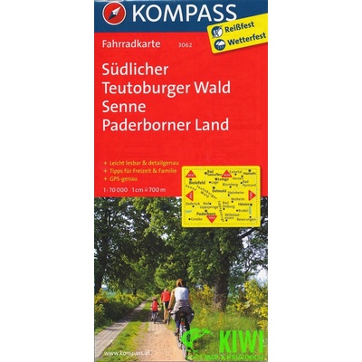 Sudlicher Teutoburger Wald, Paderborn 1:70 t. laminov