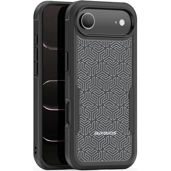 Dux Ducis iPhone Air DUX DUCIS SHLD защитен силиконов протектор за телефон със силна устойчивост на удар, геометричен модел, BLACK GP-178367 (GP-178367)