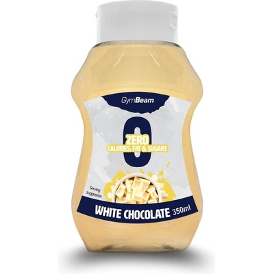 GymBeam White Chocolate white chocolate 350 ml