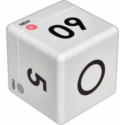 TFA 38.2032.02 - Digitálny časovač CUBE - biely
