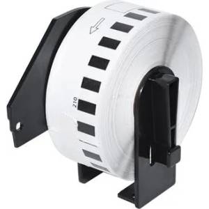 Makki съвместими етикети Brother DK-22210 - Roll White Continuous Length Paper Tape 29mm x 30.48m, Black on White - MK-DK-22210 (MK-DK-22210) - megamag