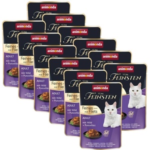 Animonda Vom Feinsten Cat Adult - дивина и пуйка филета 12 x 85 г