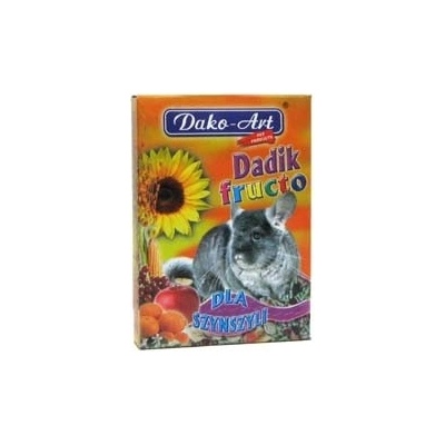 DAKO-ART Dadik Fructo s ovocím pre činčily 500 g