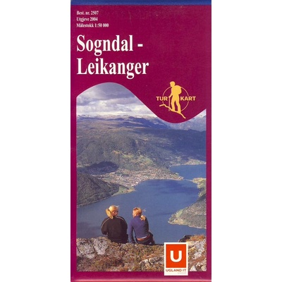 mapa Sogndal-Leikanger 1:50 t.