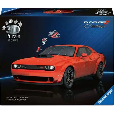 RAVENSBURGER 3D puzzle Iconics: Dodge Challenger R,T Scat Pack Widebody 108 ks