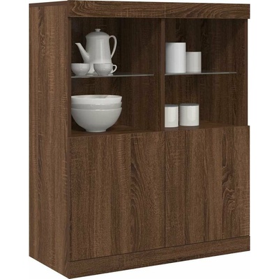 vidaXL vidaXL Skříňka hnědý dub 81x37x100 cm Materiál na bázi dřeva