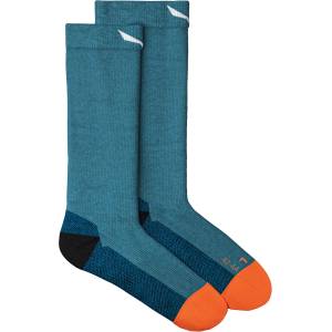 Salewa Мъжки туристически чорапи Salewa MTN TRN All Mountain Crew Sock Walking socks - Cendre Blue - размер 39-41 (EU) (201-4824-0413)