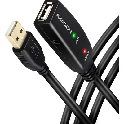 Axagon ADR-207 Aktivní prodlužovací/zesilovací ADR-207 USB 2.0 AM -> AF 7,5m