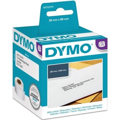 DYMO 99010 Adress Label (S0722370) VE 1 Roll 89mm x 28mm S0722370