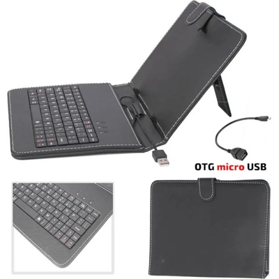 Kалъф за таблет 8" инча с клавиатура + OTG кабел на micro USB