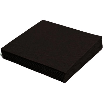 Wimex servítky 2V čierne 33x33cm 50ks